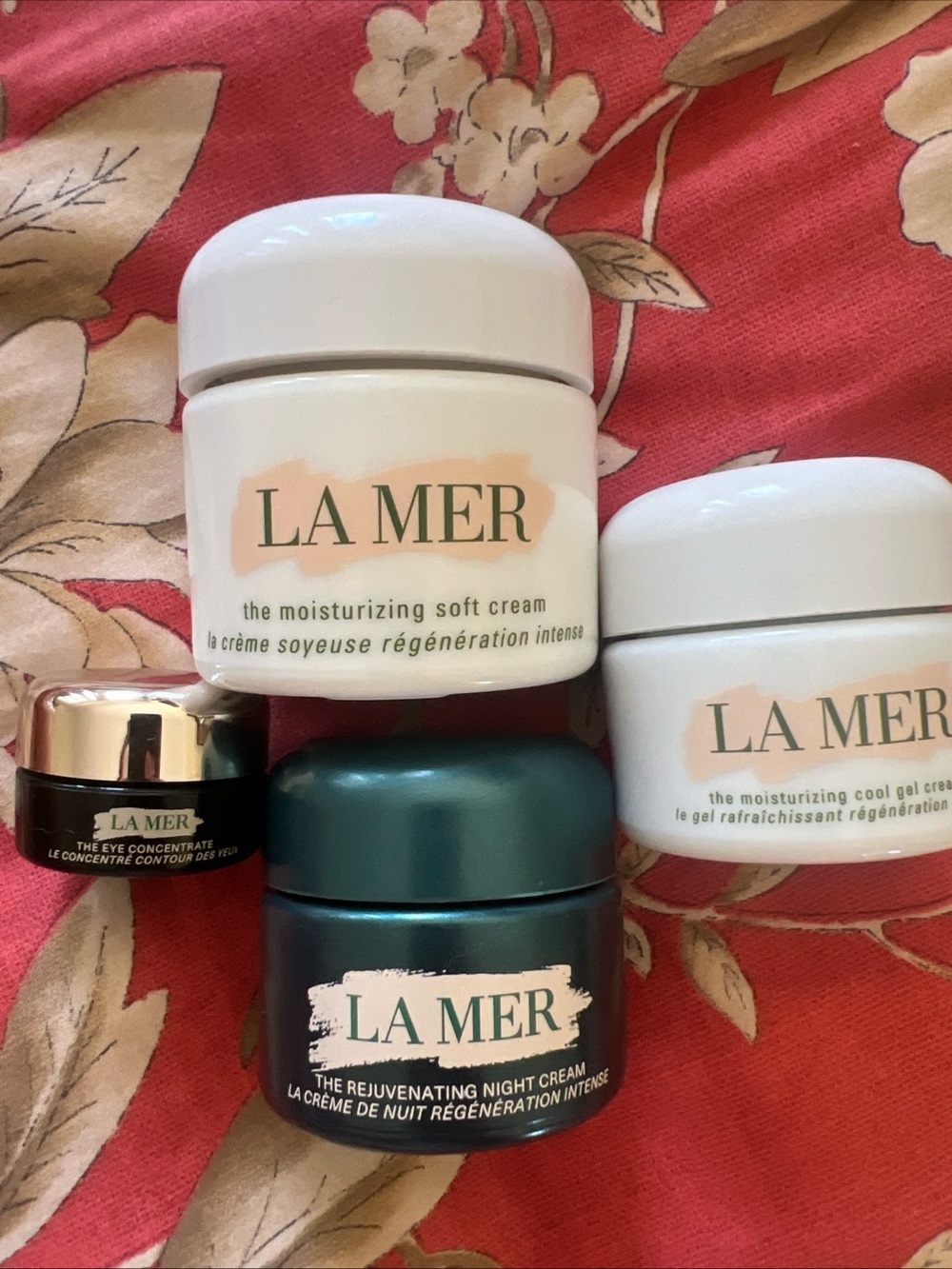 La Mer Creams lot of 4 empty Jars 60/30/30/5 ml